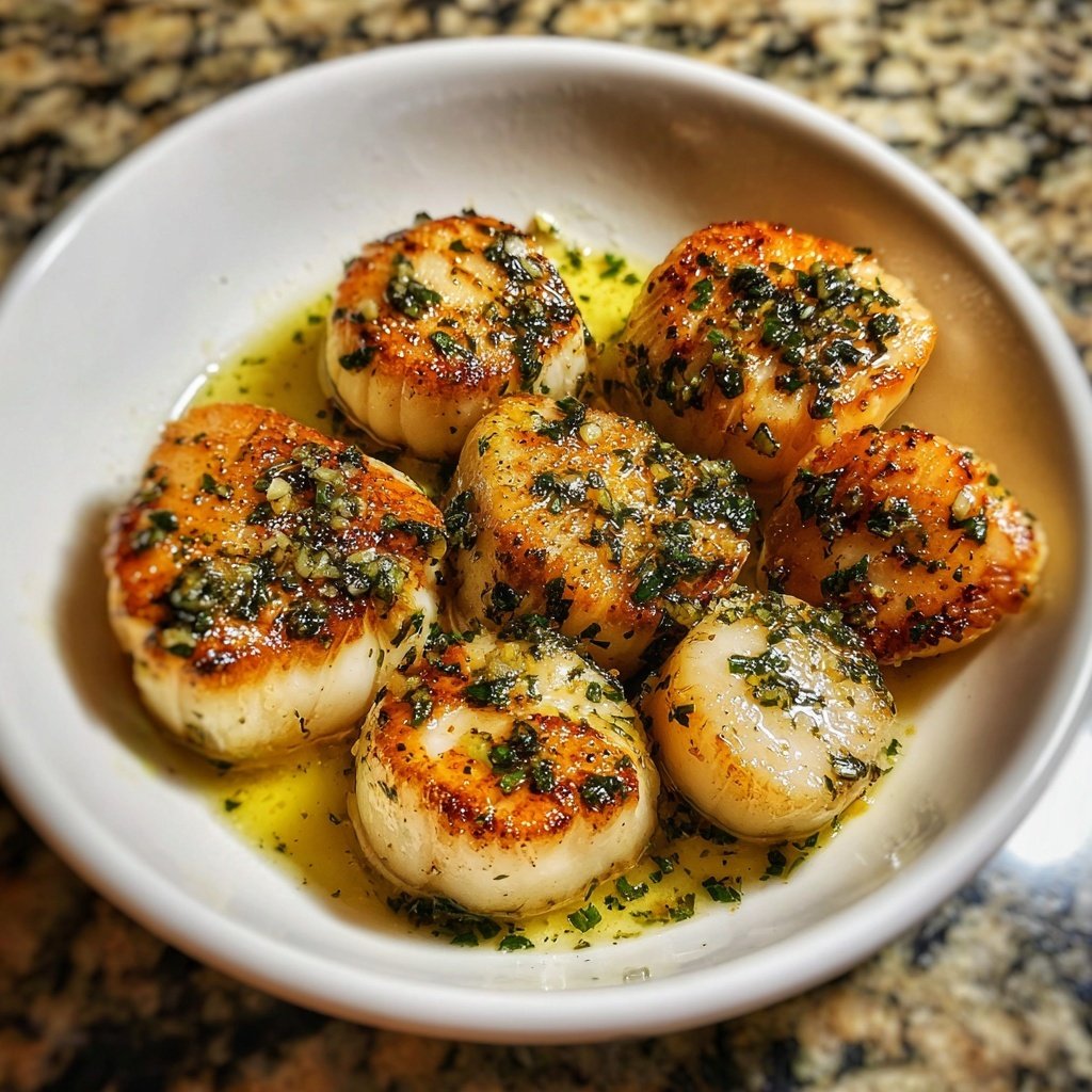 Romantic Seared Scallops