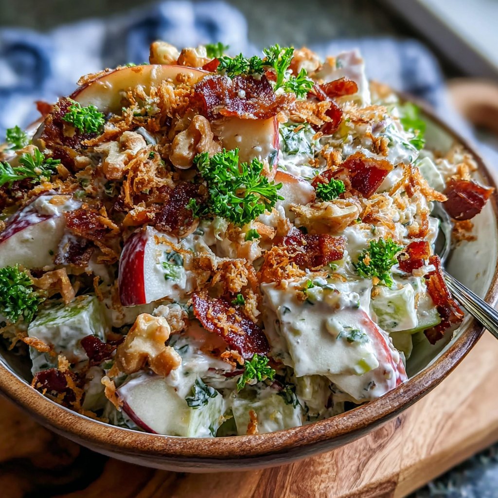 Creamy Celery Apple Salad