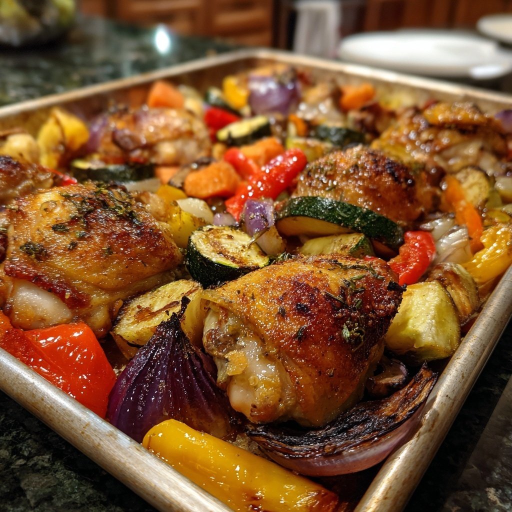 Easy Sheet Pan Dinner With Chicken