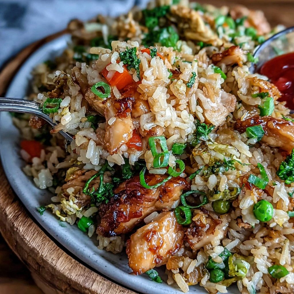 Rotisserie Chicken Fried Rice