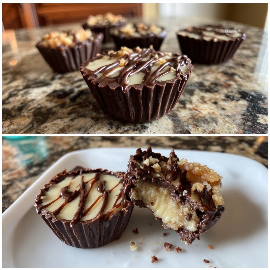 Chocolate Almond Butter Snack Cups