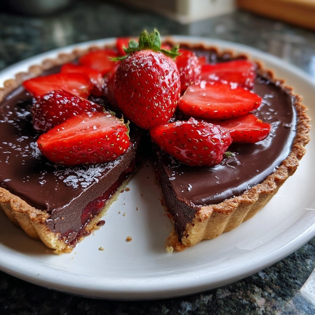 Chocolate Strawberry Tart