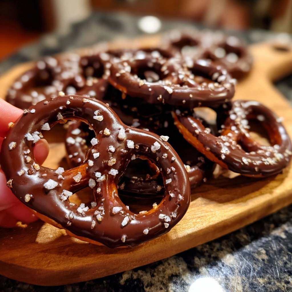 Chocolate Dipped Pretzels