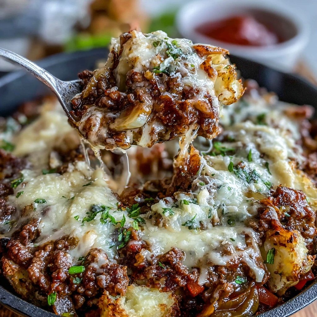Hamburger Meat Shepherd Style Skillet