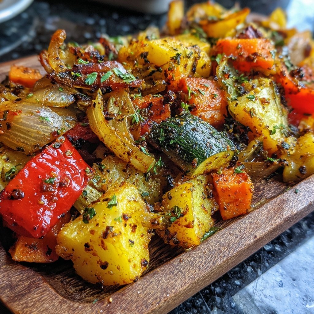 Jamaican Jerk Spiced Vegetables