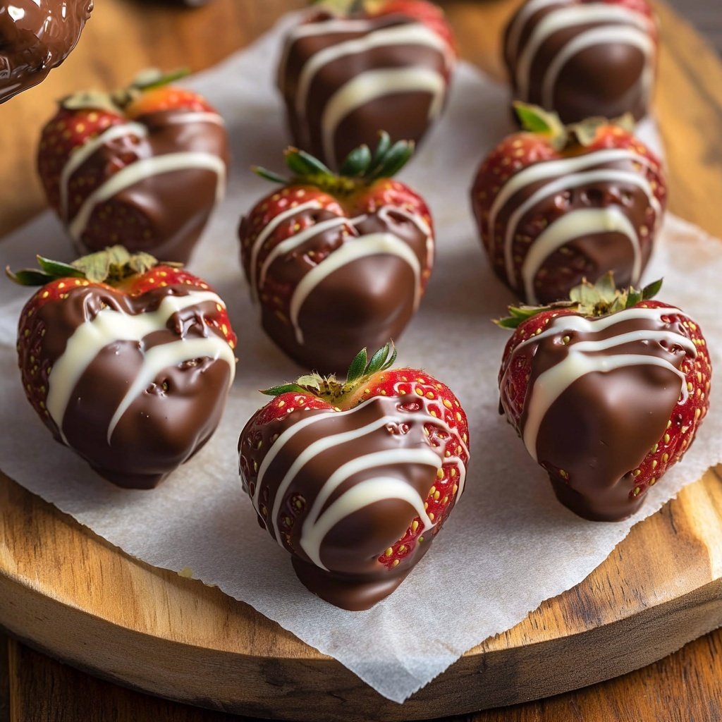 Chocolate Strawberries for Valentine’s Day