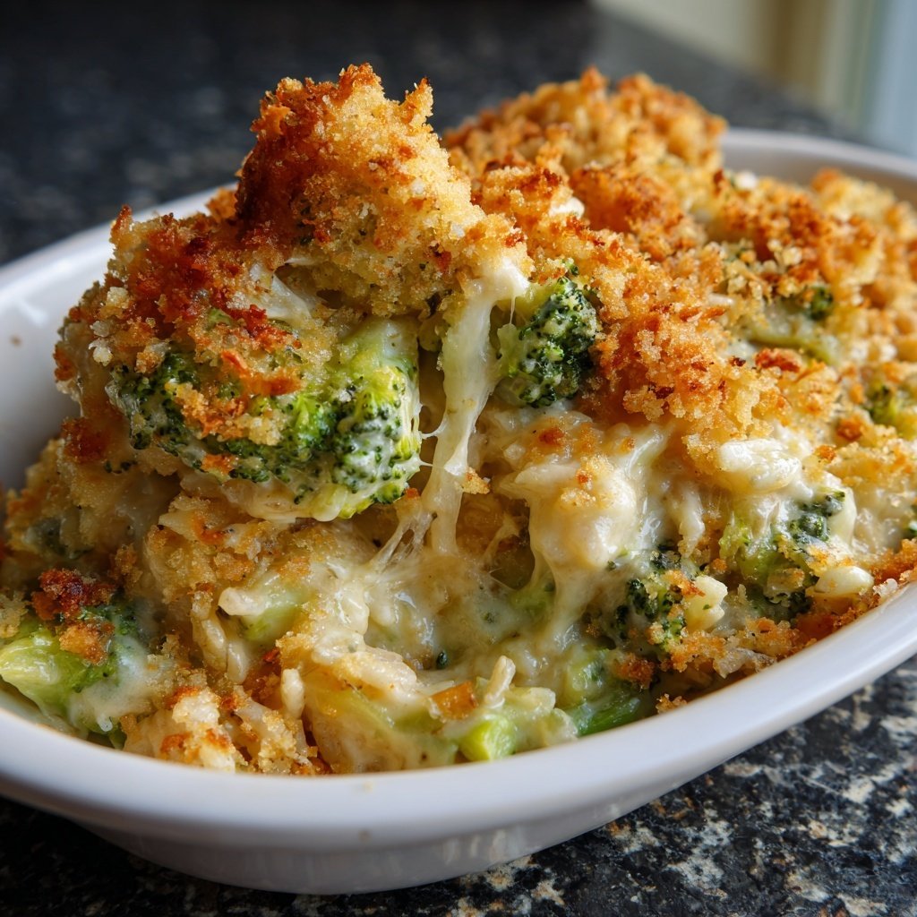 Creamy Broccoli Rice Casserole