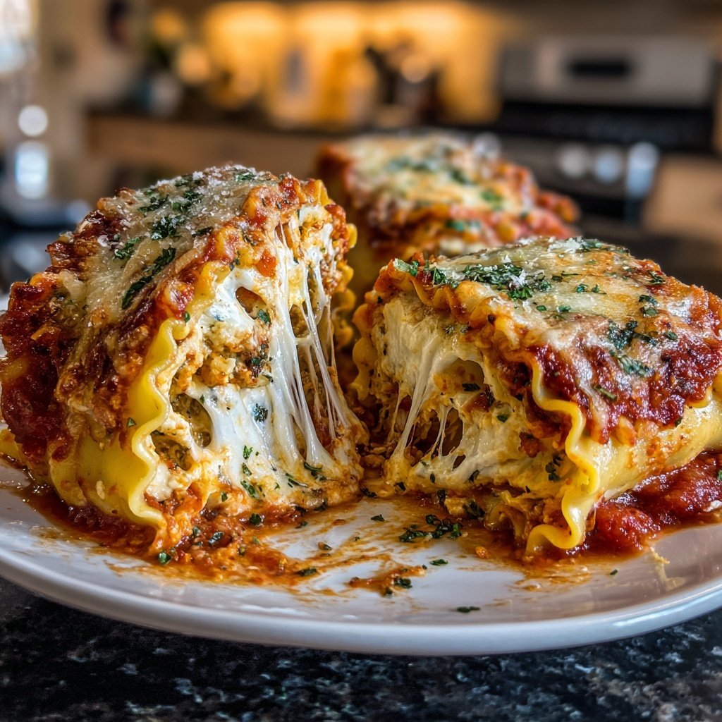 Lasagna Rolls with Ricotta