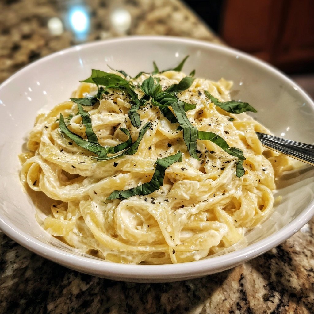 Romantic Lemon Cream Pasta
