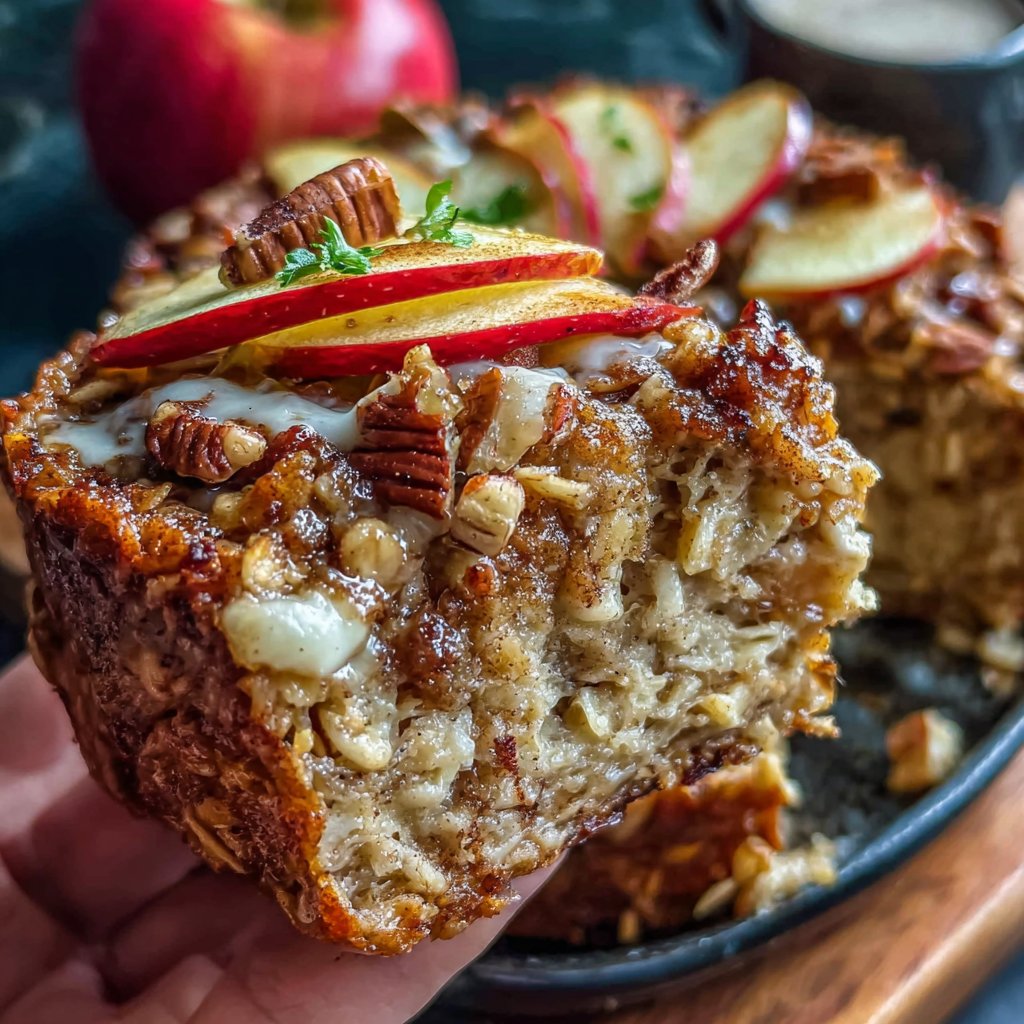 Apple Cinnamon Baked Oats