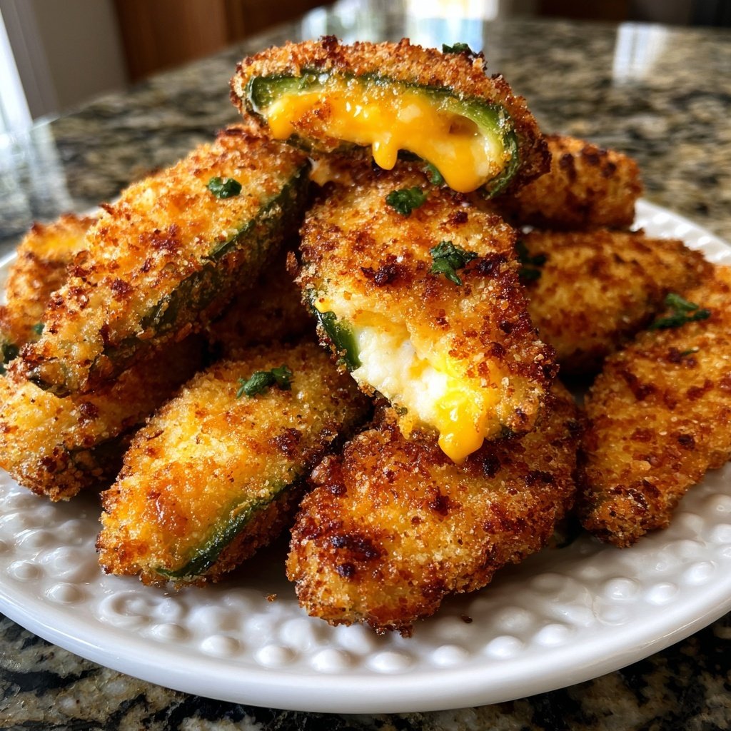 Jalapeno Poppers with Avocado Cream