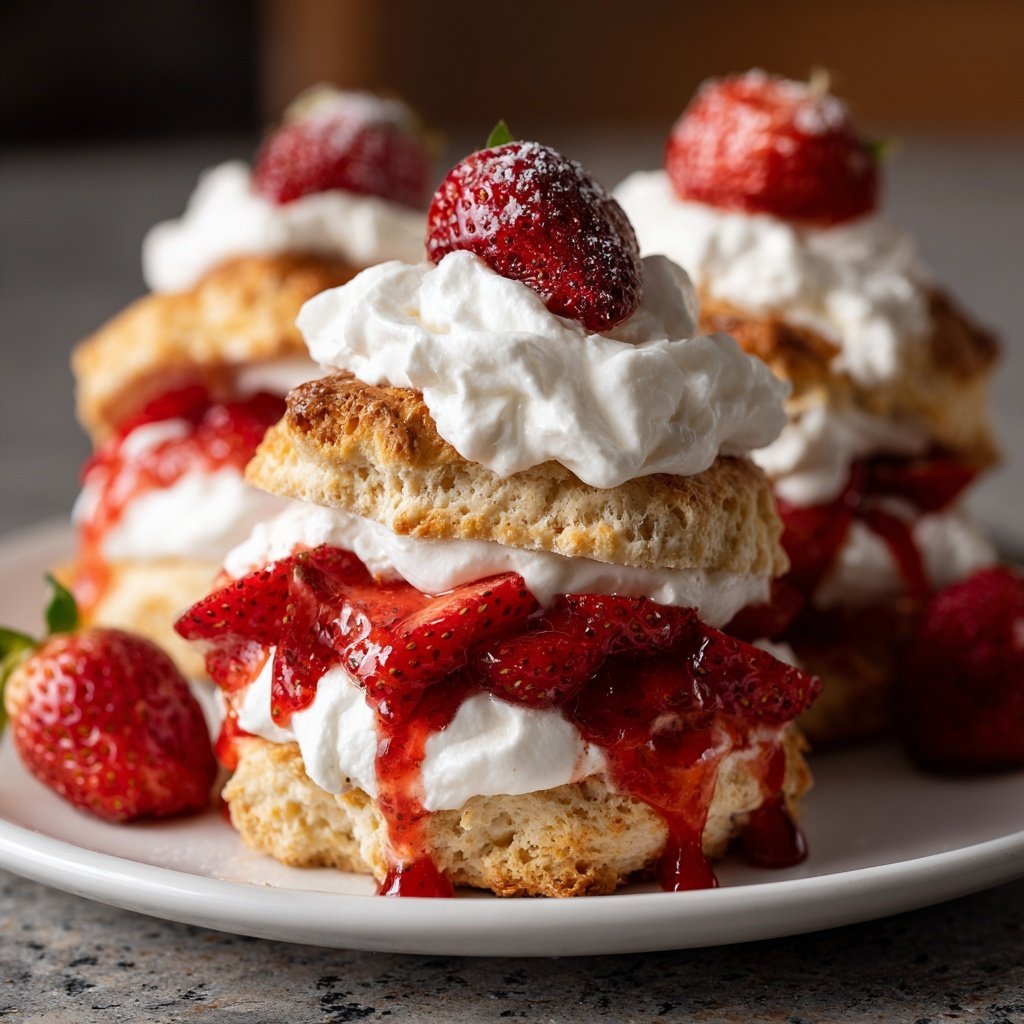 Valentines Treats Strawberry Shortcakes