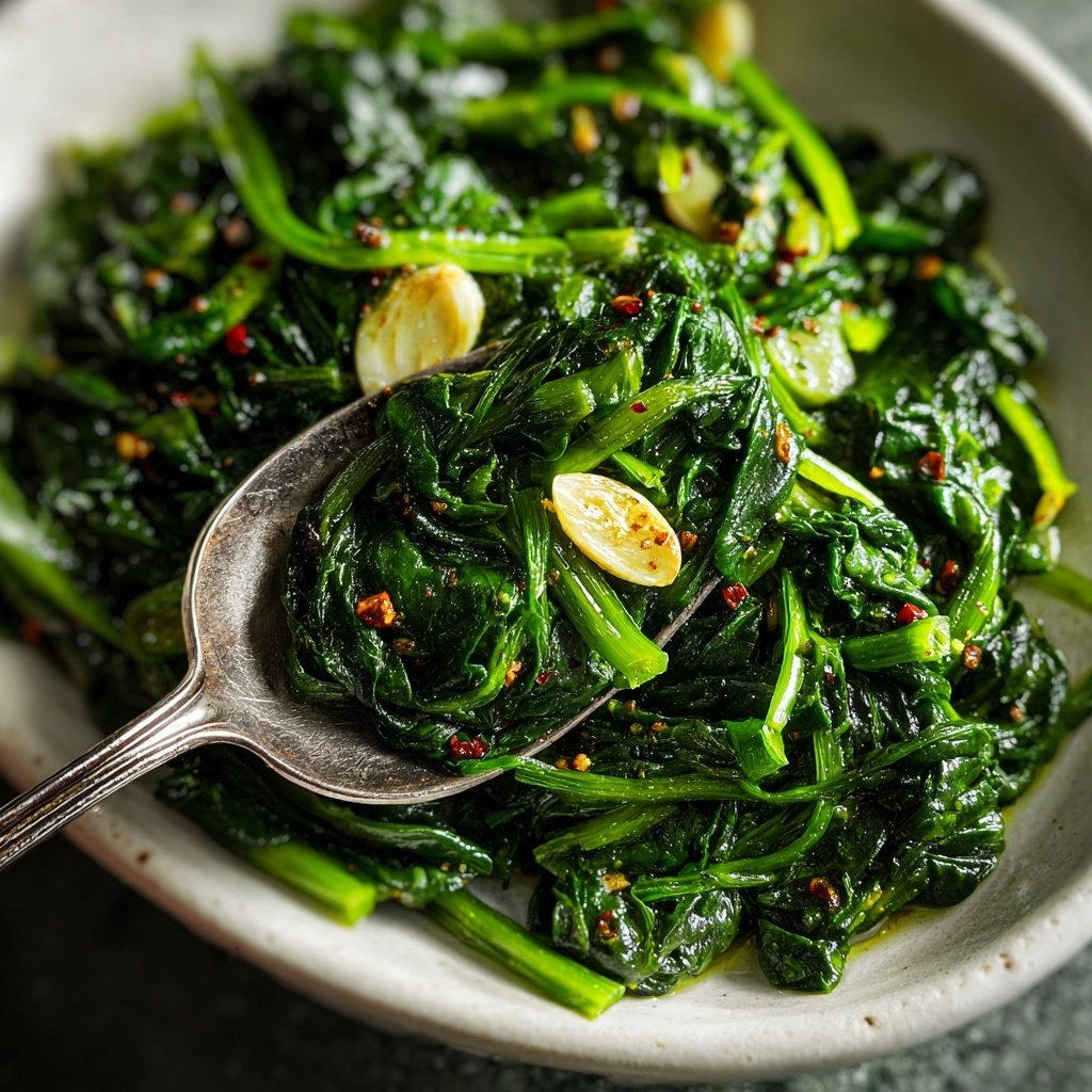 Jamaican Garlic Greens