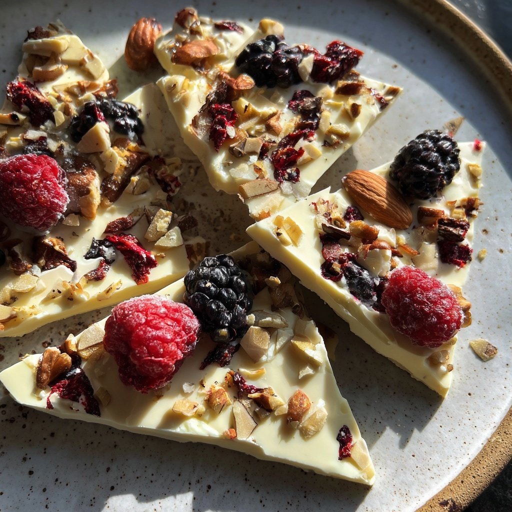 Healthy Snack Greek Yogurt Bark