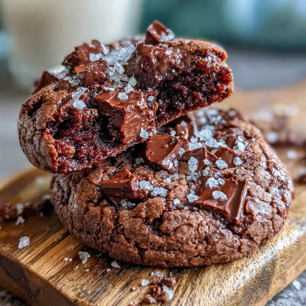 Brownie Mix Double Chocolate Cookies